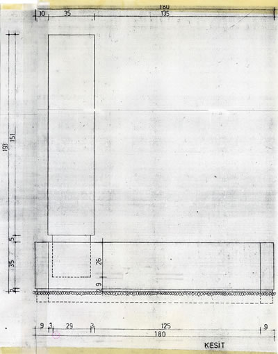 <p><strong>10. </strong>Hacı  Kazım Sivri ve Salise Sivri mezarı çizimleri<strong></strong><br />Kaynak: https://archives.saltresearch.org/handle/123456789/196153